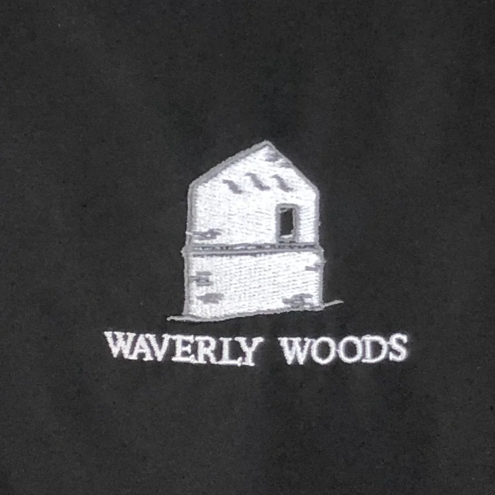 Waverly Woods Cutter & Buck CB WindTec 1/2 Zip Golf Jacket Men's Sz Large Black